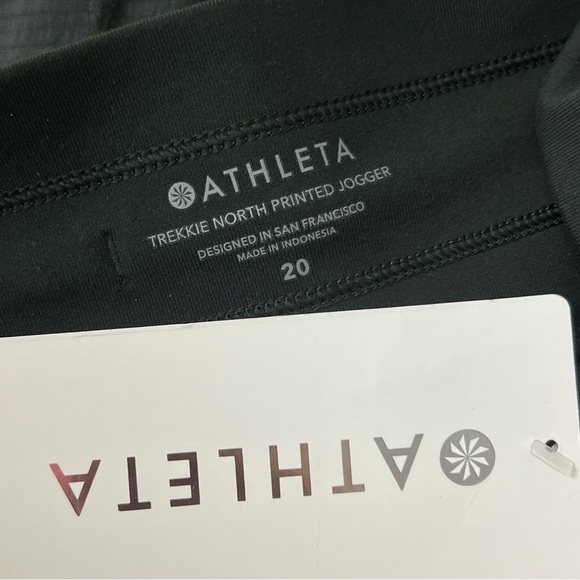 NWT ATHLETA Trekkie North Floral Printed Drawstring Waist Jogger Hiking Pant 20 - Picture 5 of 7